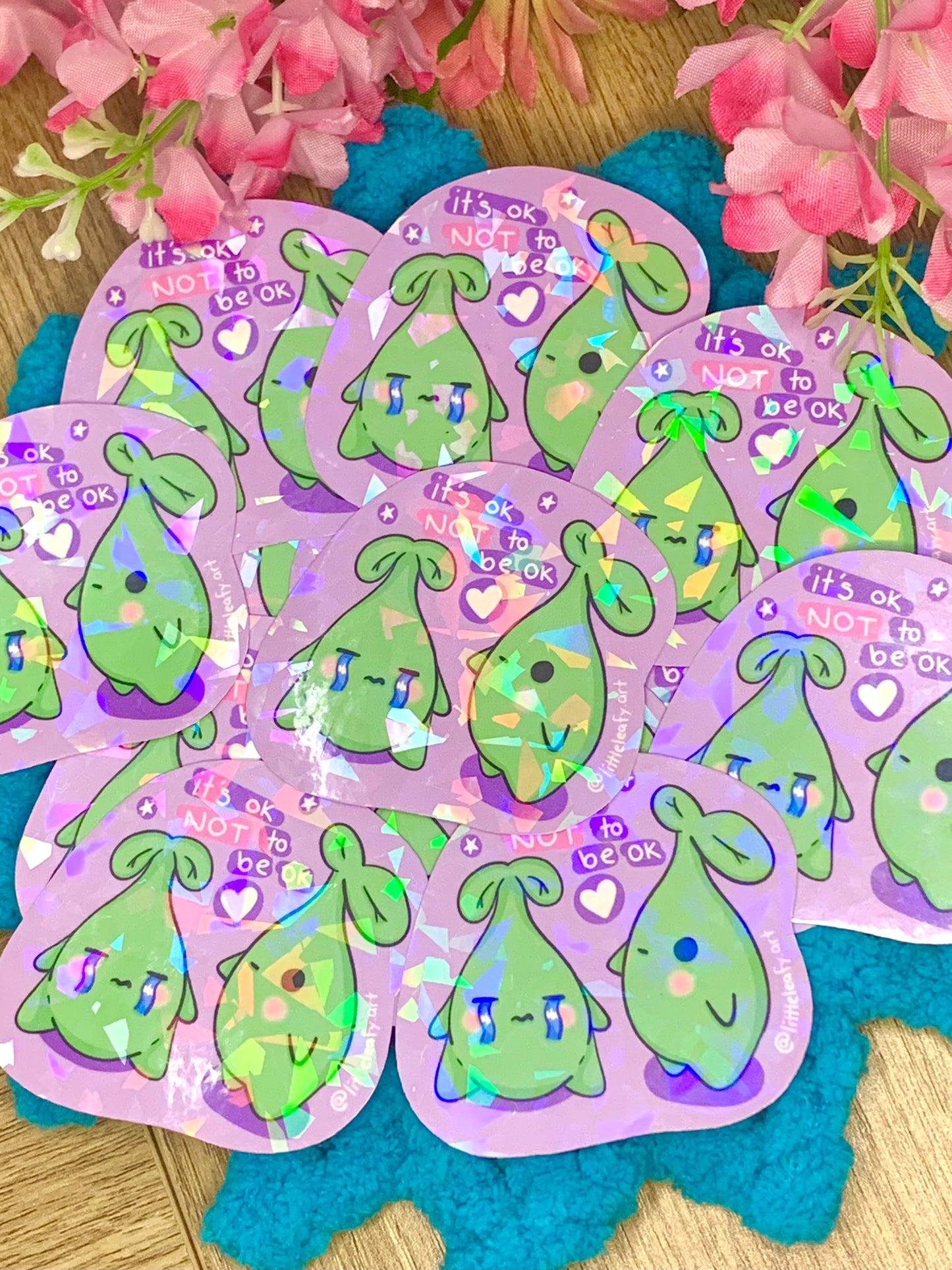 βItβs Okβ Positivity Sprout | Holographic Stickers