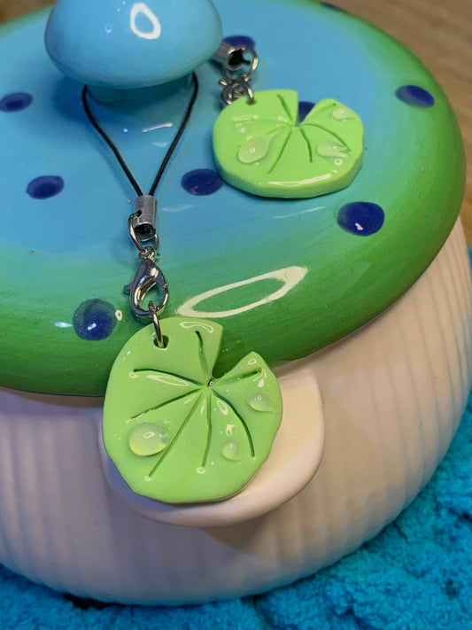 Lily Pad Phone Charm