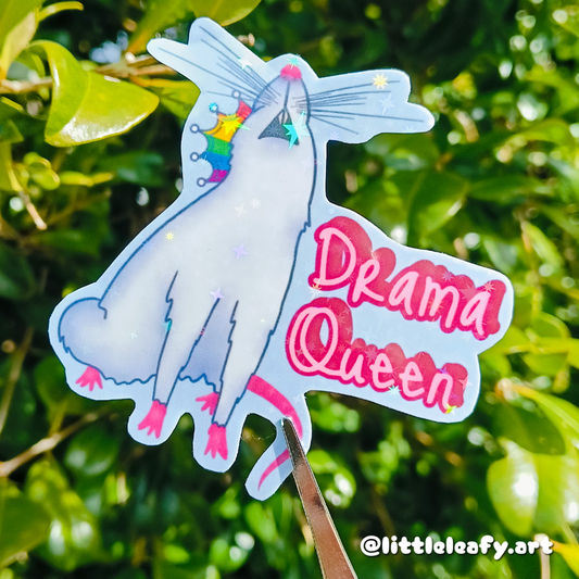 Drama Queen | Holographic Stickers