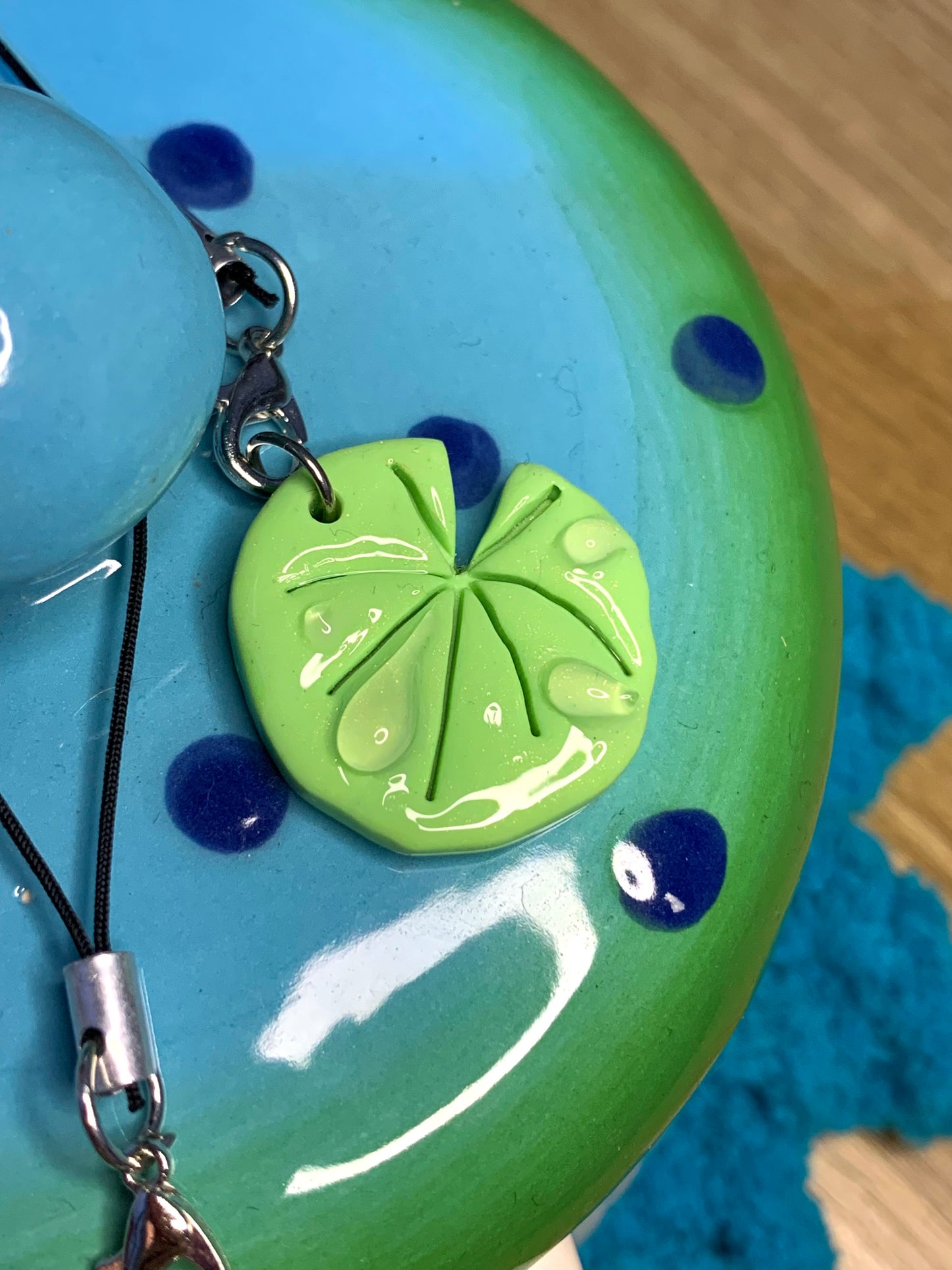 Lily Pad Phone Charm