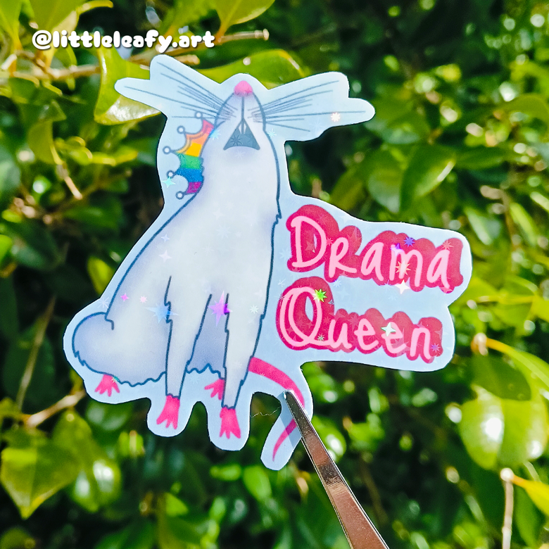 Drama Queen | Holographic Stickers