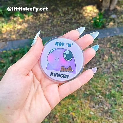 Hot & Hungry Froggy | Badge Pin