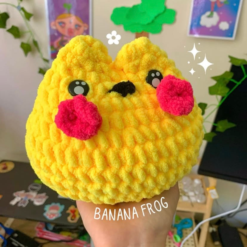 Banana Frog Plushie