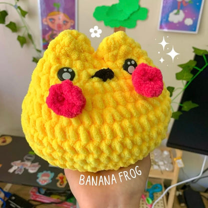 Banana Frog Plushie