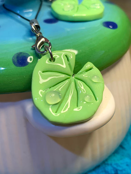 Lily Pad Phone Charm