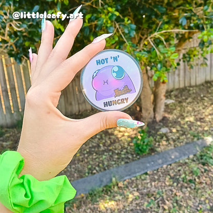 Hot & Hungry Froggy | Badge Pin