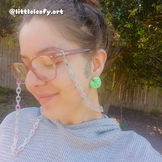 Lily Pad Stud Earrings