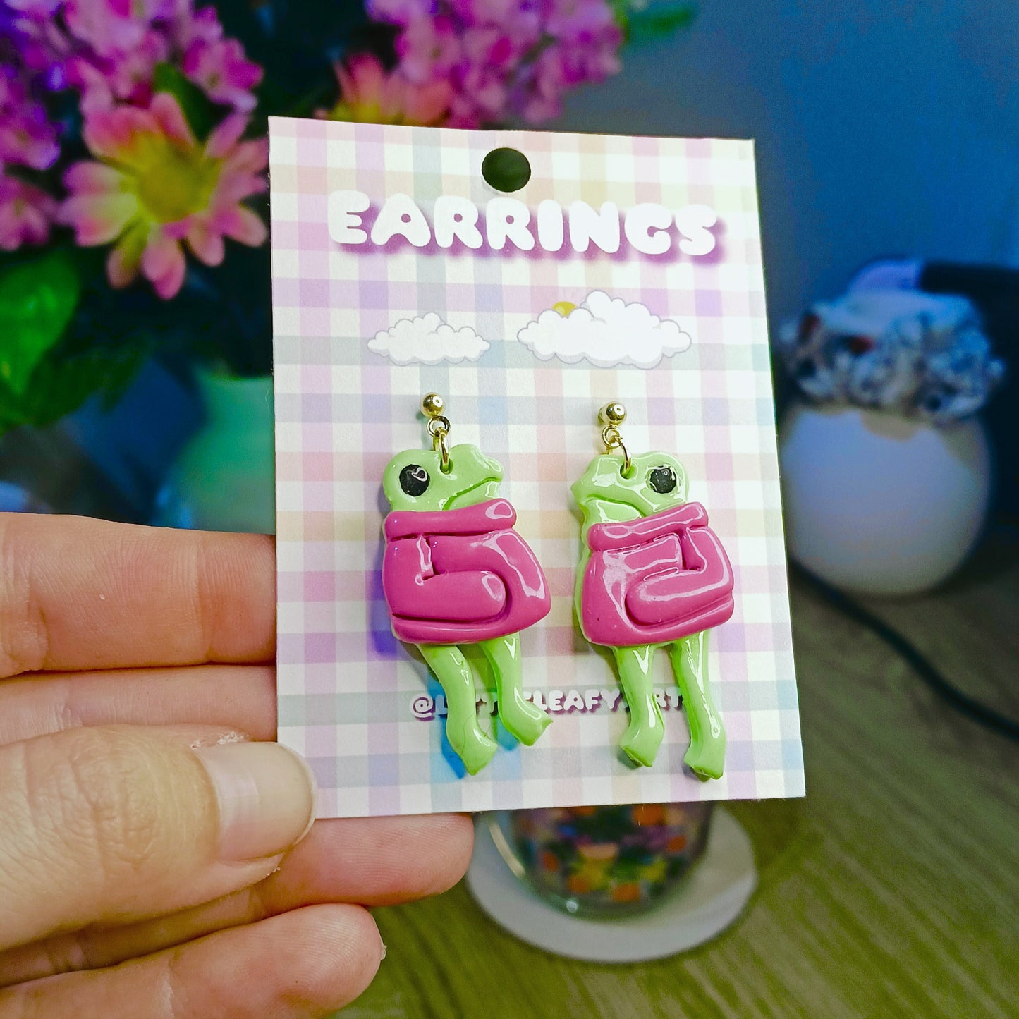 Sweater Froggy Earrings