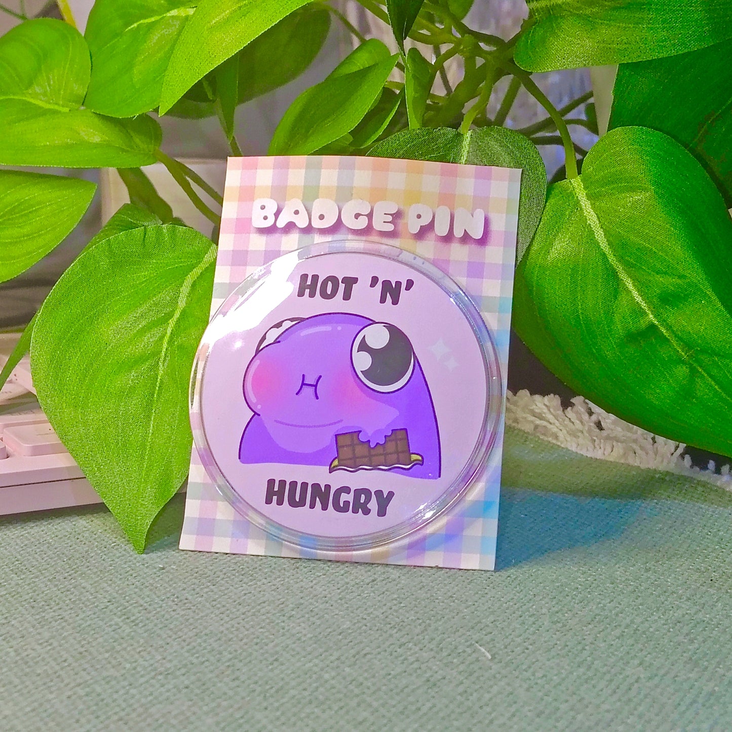 Hot & Hungry Froggy | Badge Pin